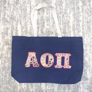Alpha Omicron Pi Letter Bag